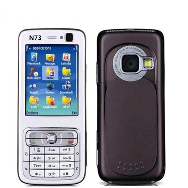 For Nk N73 Cheap Original Simple Classic Bar GSM Mobile Cell Phone On Sale 2.4inch Display By Post